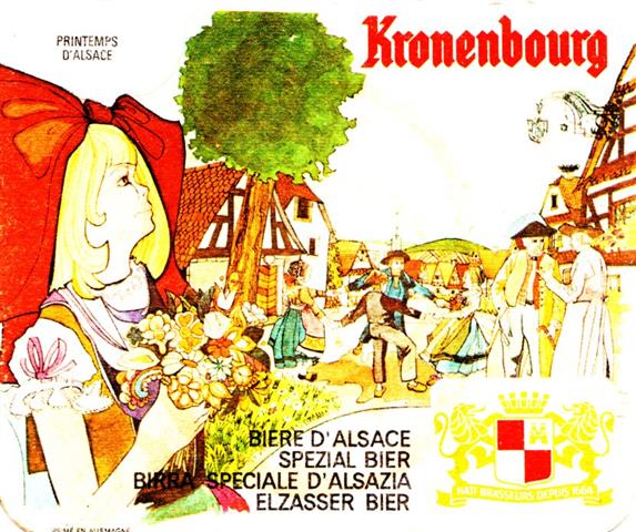 obernai ge-f kronen kronen recht 3a (180-l frau mit blumenstrau)